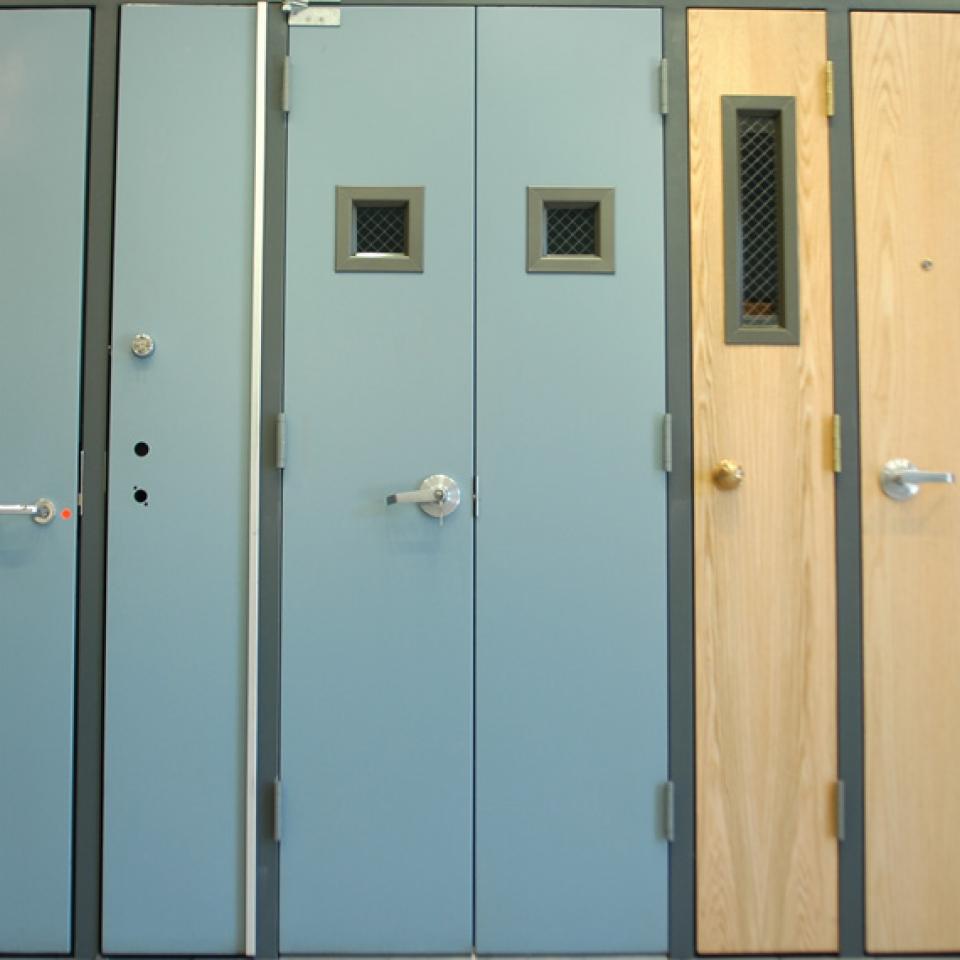 Steel and Wood Door Samples