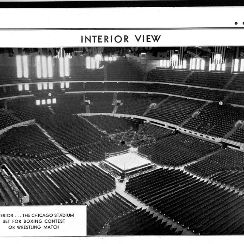 The Chicago Stadium Interior